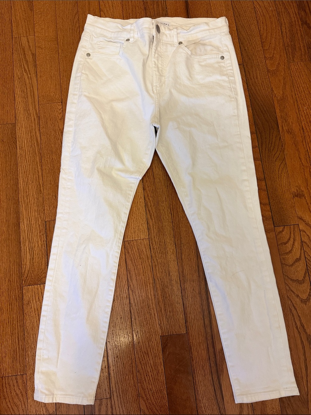 LOFT Men's White Skinny Jeans